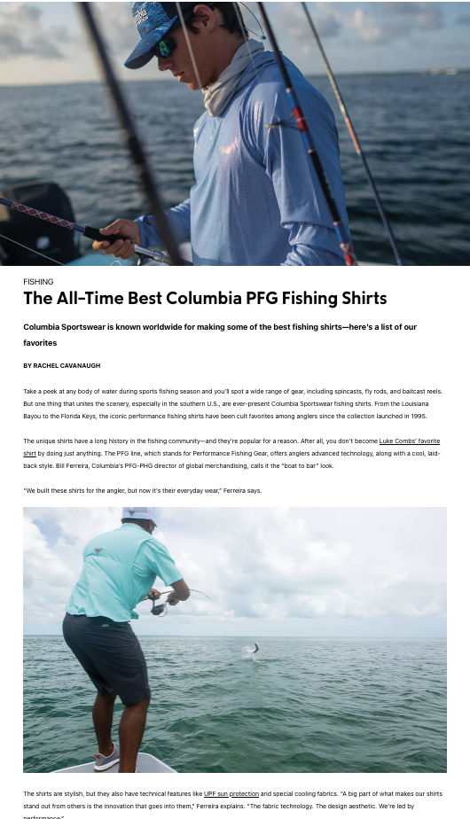 The All-Time Best Columbia PFG Fishing Shirts